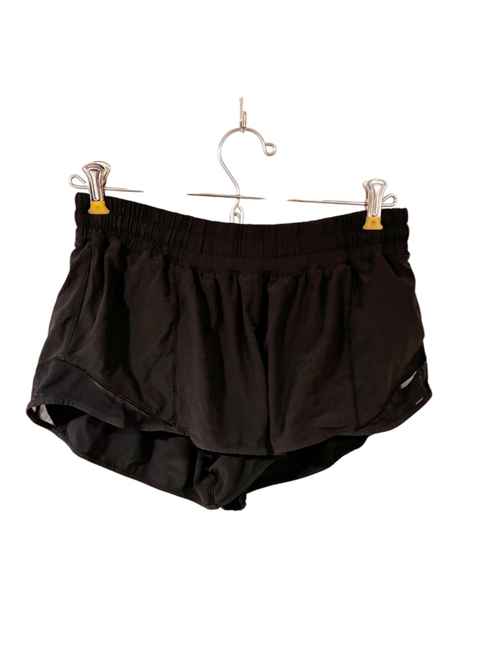Lululemon Hotty Hot Low-Rise Lined Short 2.5" Black Athletic Size 8